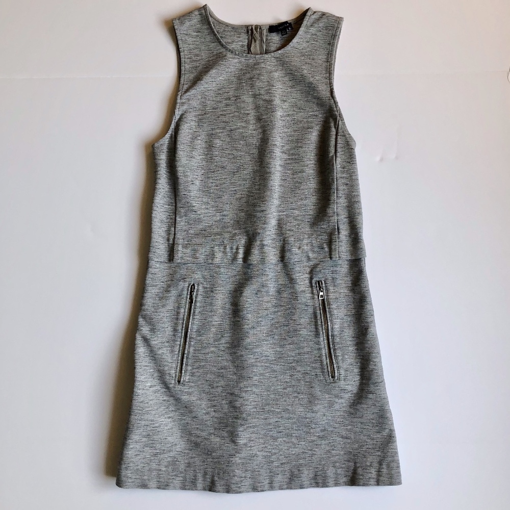 Aritzia Talula Heather Gray Sleeveless Dre…